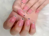 うるうるハートホロネイル🩵