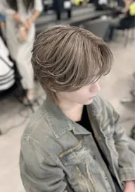 men'sダブルカラー【ブリーチ必須】※ワンカラーの方ご遠慮ください。