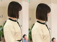 【🎀5月🌸ご新規様🎀"限定"】切りっぱなしボブ＋超高濃度水素カラー＋トリートメント