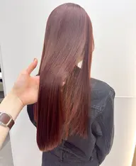 💇♀️骨格補正小顔カット+柔らか縮毛矯正🍃
