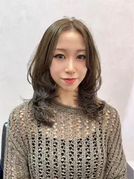 🇰🇷前髪、顔周りカット+カラー+BYKARTE3stepトリートメント𓂃🫧