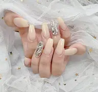 【練習モデル】 ✨自爪✨ワンカラーorラメグラデーション+埋め尽くし2本付き💅ハンドケア付き🎀