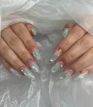 トレンドうるうるクリアネイル🤍