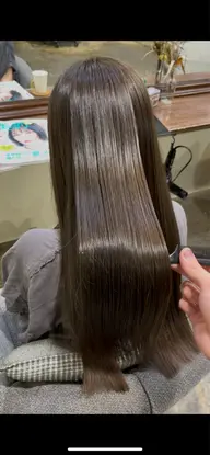 【縮毛矯正&ワンカラー】+3steptreatment🫧