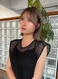 【1日１名限定　ボブスタイルのみ】カット+ケアカラー+艶トリートメント