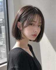 🇰🇷韓国ボブカット +透明感カラー+Aujuaトリートメント