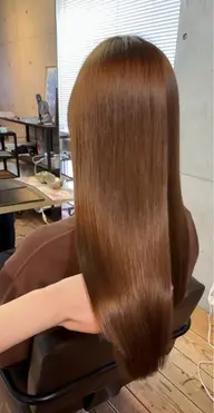 縮毛矯正＋オートクチュールヘアエステ(ブロー込)