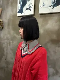 湿気に負けない✂️ 前髪カット+前髪ストレート
