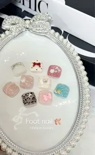 【Foot】フットバス付き🛁 親指アート👣