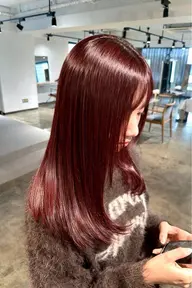 【🐰7月限定🐥】迷ってる方向け💖💝ヘアカラー+艶トリートメント💎🩵ブラック/ダークレッド/パープル