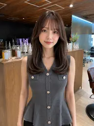 🩵💎似合わせカット+艶カラー+オリジナルトリートメント️🩵💎