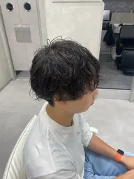 🌀メンズ骨格矯正カット+シャドウパーマ🌀