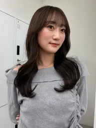 顔周りカット➕透明感カラー⟡.·