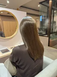 縮毛矯正+ブロー