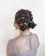 結婚式などのおよばれヘア🎀🎀
