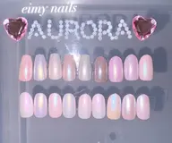 🎀オフあり　オーロラネイル