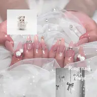 【𓂋⟢˖ ࣪⊹5月限定】💌10本長さだし＋持込デザイン 90min （オフ込）時間内パーツつけ放題🌙.*·̩͙