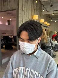メンズカット✂️+フェザーパーマ🌀