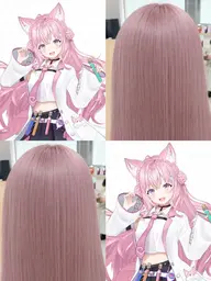 【推し活にオススメ🎀】全頭ブリーチ+ピンクカラー