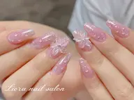 夏のお手軽コース♪ 3Dフラワーネイル