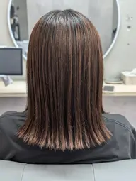 【髪質改善】カット+ポイントストレート+ihairトリートメント《超音波アイロン》