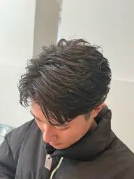 【6月限定】メンズカット＋髪質改善パーマ＋眉カット 13992→9000