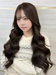 ☘️オリーブ系☘️ブリーチなしワンカラー＋1stepトリートメント🫧艶髪🎀赤みが気になる方必見‼️