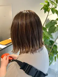 ハイライト＋カラー＋うる艶トリートメント