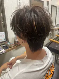 前髪縮毛矯正💇♀️部分縮毛矯正💇