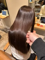 カット🫧➕ワンカラー🫧➕髪質改善縮毛矯正✨️