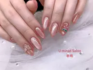💕チップ長さ出し10本 マグネットネイルORフラッシュネイル