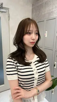 💜アディクシーカラー+レイヤーカット+髪質改善トリートメント💜