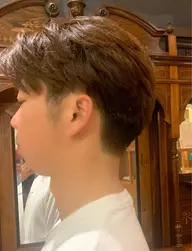 メンズスタンダードカット+メンズヘアカラーコース【カット＋シャンプー＋お顔剃り＋ヘアカラー】