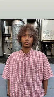 「🇪🇸✂️海外ヘアーにしたいメンズ１日1組限定‼️」カット➕ハイライト➕パーマ