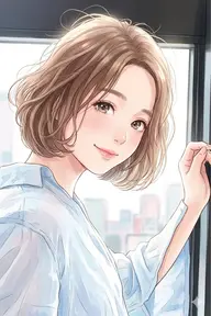 くせ毛風パーマ 水素ケア
