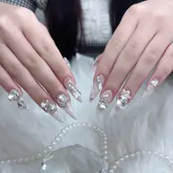 【練習モデル】長さ出し10本♪持ち込みOK♡高級なパーツ盛り放題💎17500