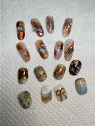 【初回オフ有料】水彩ネイルコース💅持ち込みデザイン🉑自店オフ無料