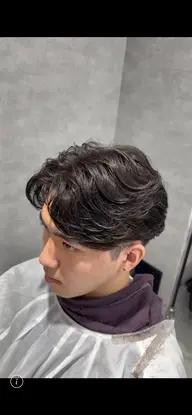 🔥垢抜けメンズカット+似合わせパーマ🔥 🫧朝のセット3分🫧カット+パーマで再現性抜群のスタイルへ✨