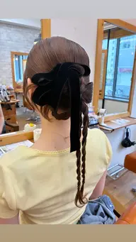 🐑限定特別価格🐑【結婚式参列・推し活に🎀ヘアセット🎀】✨️カチモリが人気✨️持ち込み画像可◎早朝6:00~可◎