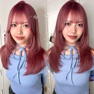 カット➕ケアブリーチダブルカラー➕3stepトリートメント