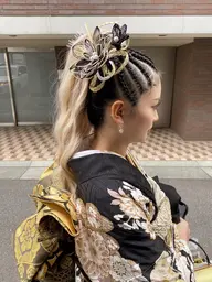 🎀ヘアセット🎀浴衣花火大会にも✨男女OK🚹🚺