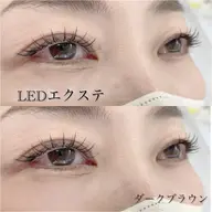 フラットラッシュ80本/ +¥1000でLED変更可能
