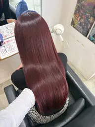 【暖色カラー🍓🍒】ワンカラー+トリートメント付き️🫧