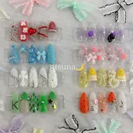 ˚✧꒰推しネイル꒱✧˚(自爪)推し定額|色変更・名前変更可!🩷🩵💚🩶(オフ込み)