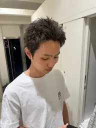 メンズカラー➕オージュア1ステップトリートメント