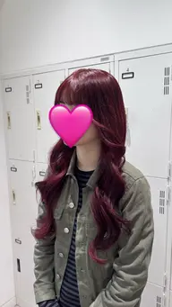 暖色系カラー🍒🤍 ブリーチ無ワンカラー