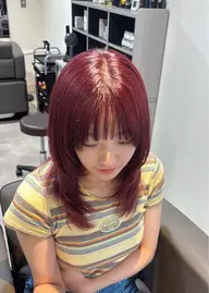 【平日限定】※要問い合わせ/ショート〜肩まで ブリーチ+オンカラー