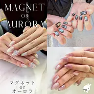 ⭐️《オフなし》【潤艶マグネットネイル🫧orオーロラネイル💫】長さ出しなし/フィルイン/千葉