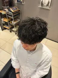🟡パーマのみ　スタイリング付き　メンズ　シャドウ/波巻き/ツイスパ/スパイラル/フェザー/ニュアンス