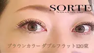 モチ&ボリューム◎ダブルフラットラッシュ★200束(400本)◎カラー+¥2000